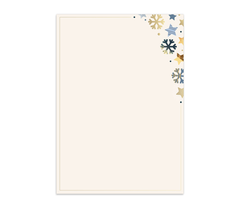 Bunte Sterne auf Beige