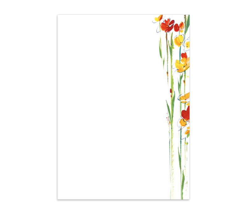 Blumen Rot und Gelb