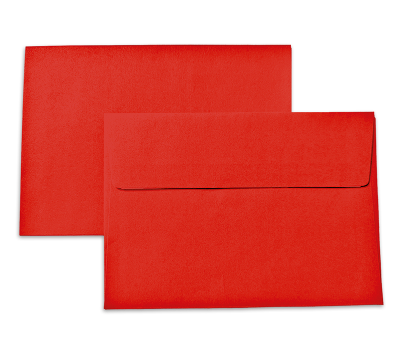 Rotes Kartenkuvert