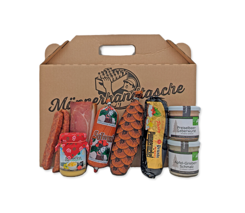 Große Männerhandtasche ohne Alkohol