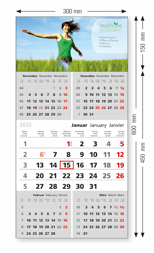 5-Monats-Kalender