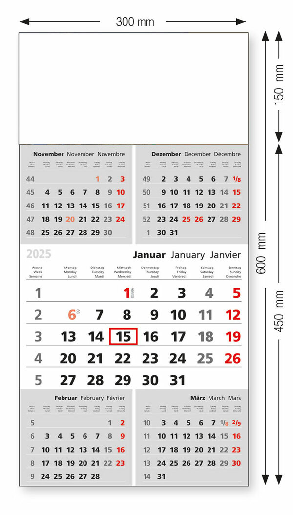 5-Monats-Kalender