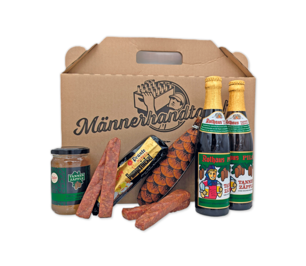 Männerhandtasche mit Alkohol
