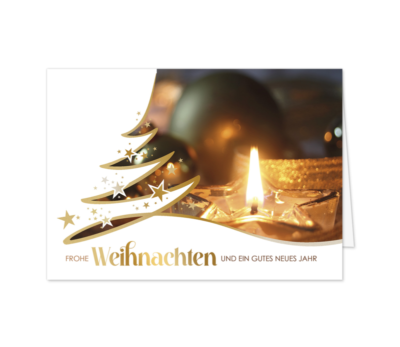 Teelicht hinter Schwungbaum