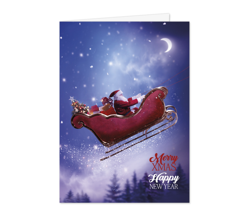 Santas Schlittenfahrt