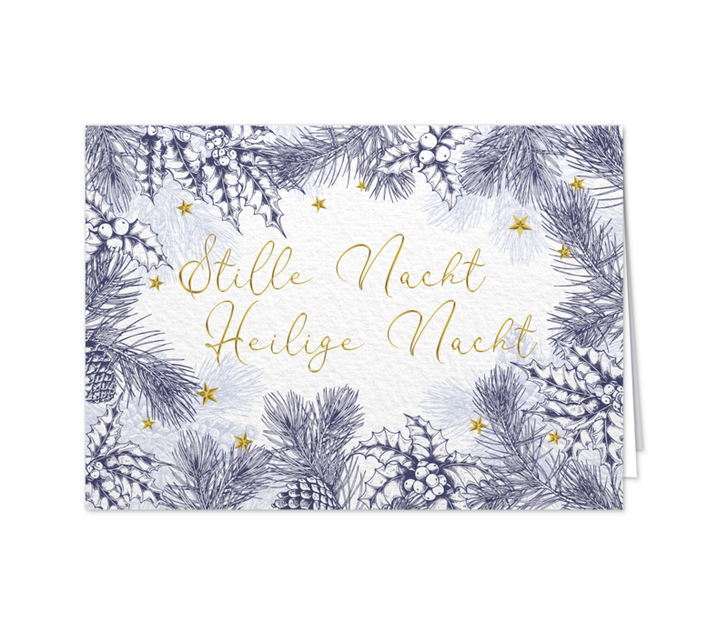 Stille Nacht mit Zweigen