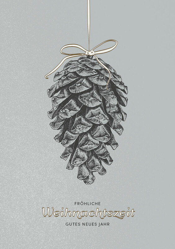 Edler Tannenzapfenschmuck