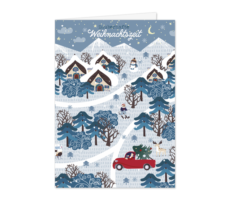 Roter Baum-Pickup