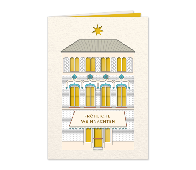Weihnachtliche Beleuchtung - Gold