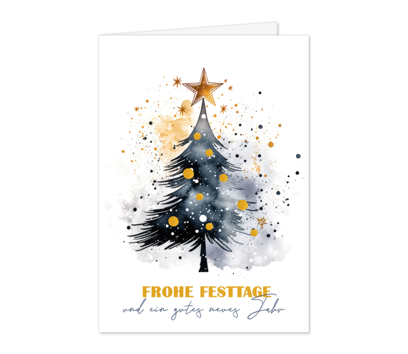 Watercolor Christmastree