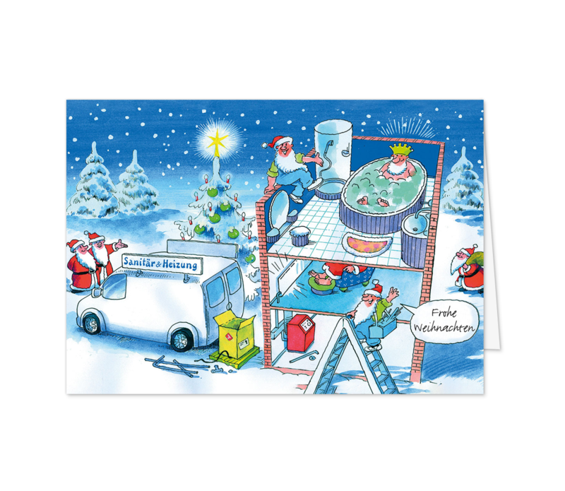 Weihnachts-Installateure
