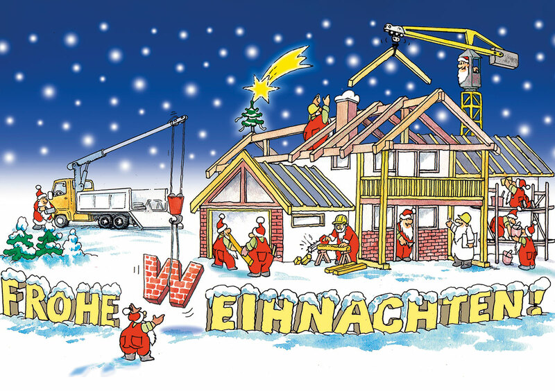 Weihnachtliche Baumeister