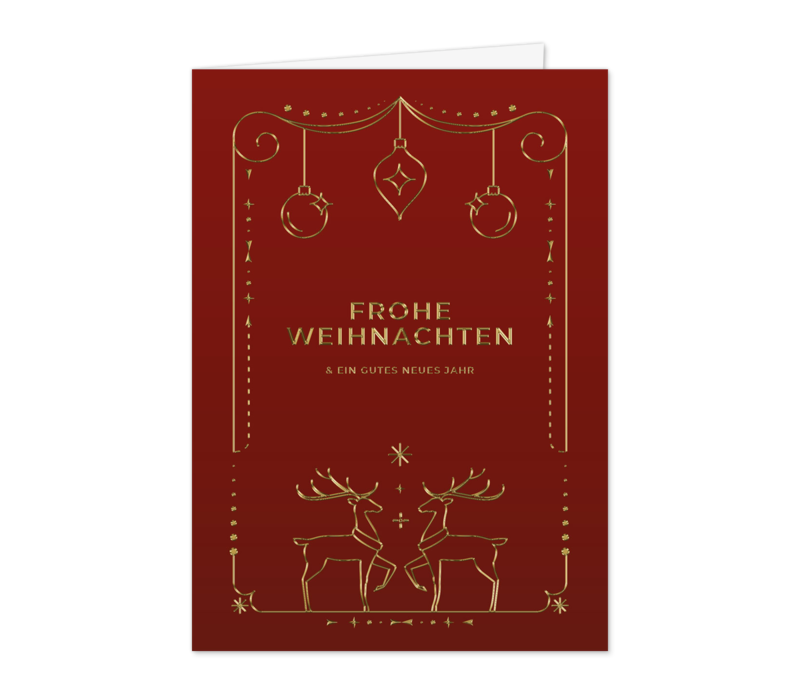 Goldenes Hirschmuster