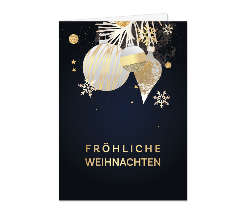 Stylischer Weihnachtsschmuck