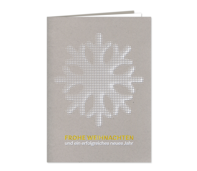 Schneeflocke aus Punkten