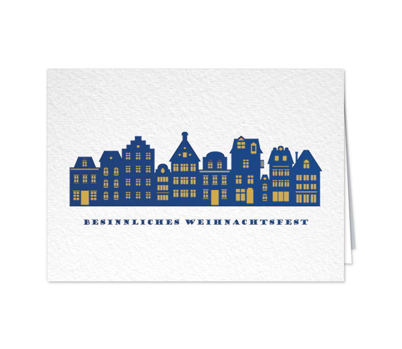 Skyline mit Lichtern