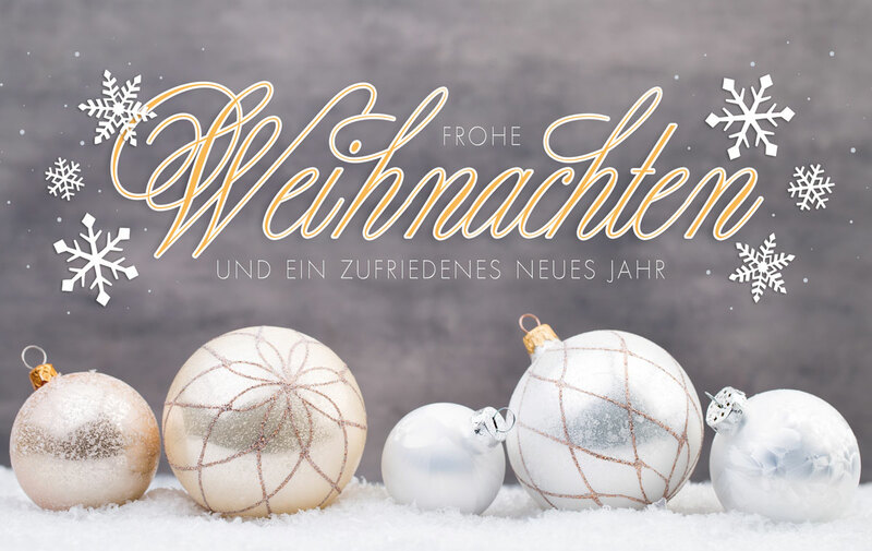 Stilvolle Christbaumkugeln