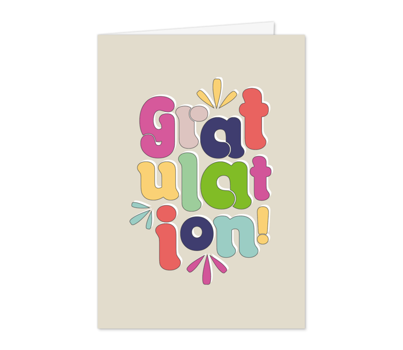 Bunte Gratulation