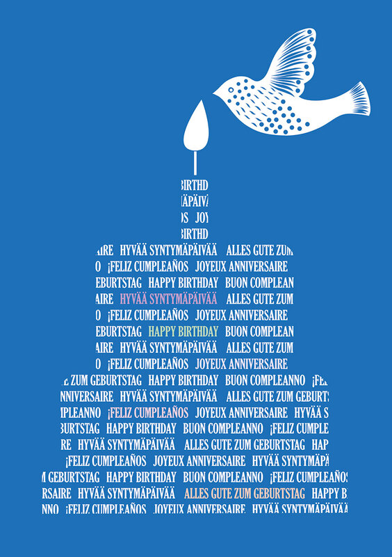 Taube mit Typokuchen