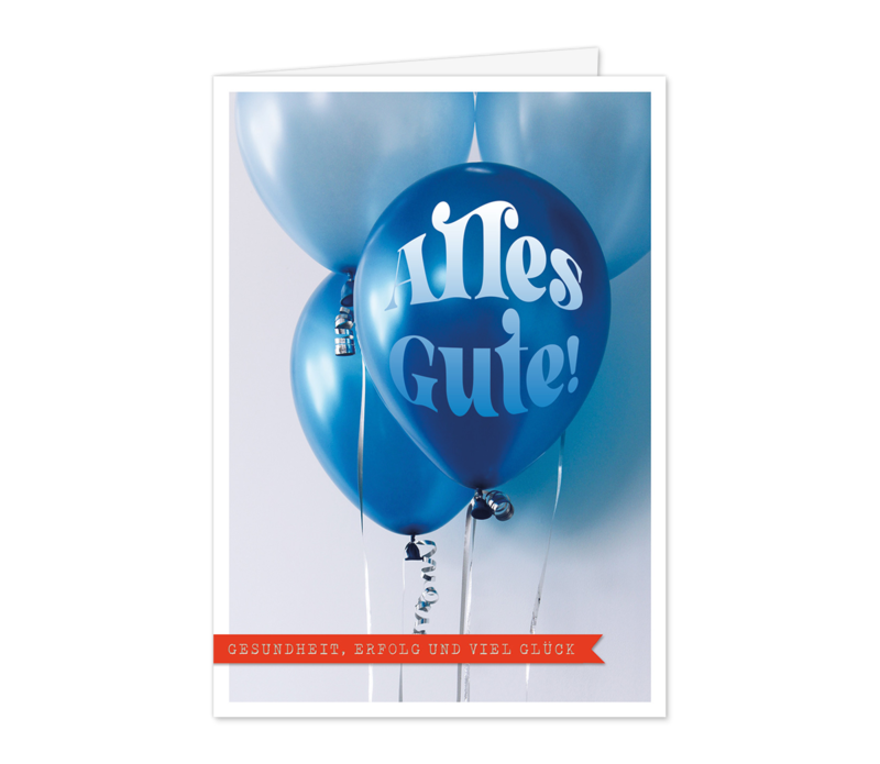 Blaue Ballons