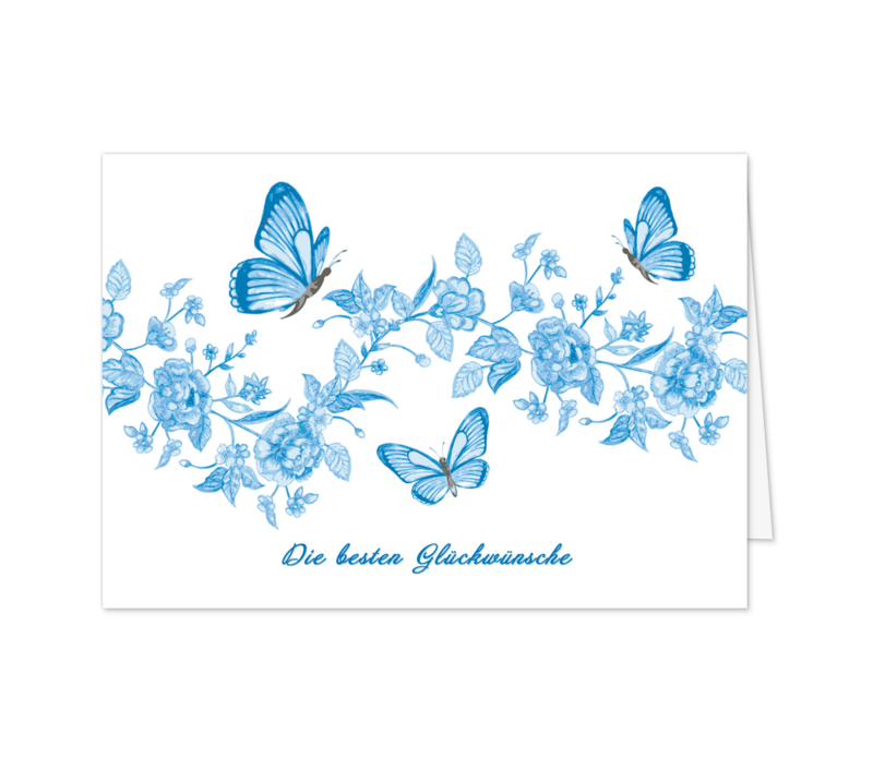 Schmetterlinge in Blau