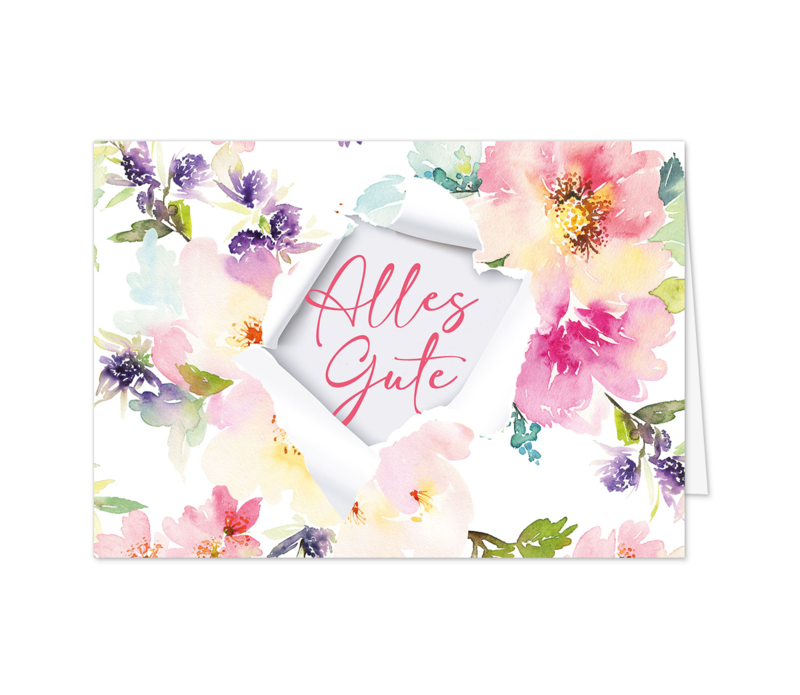 Durchblick mit Blumenmuster