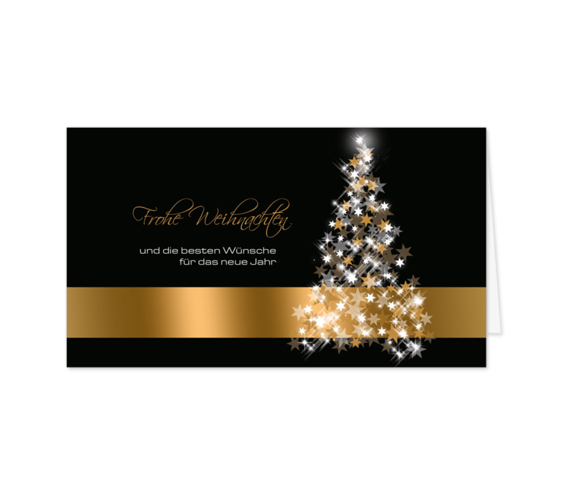 Sternenbaum auf gold