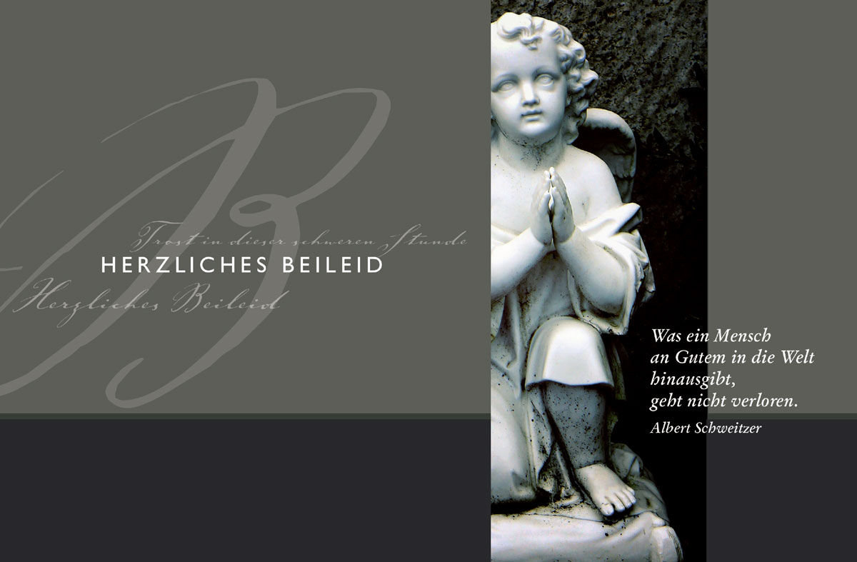 Herzliches Beileid Englisch