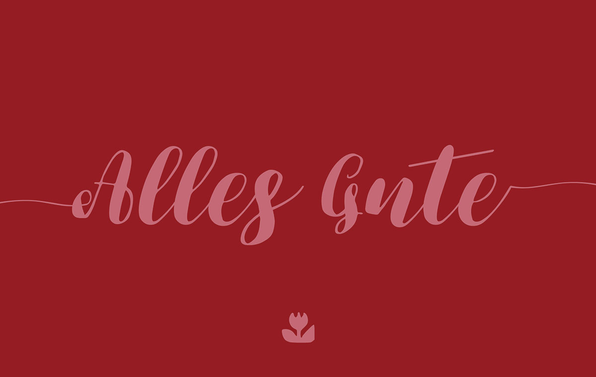 Alles Gute Geschmackvolle Glückwunschkarten für Firmen