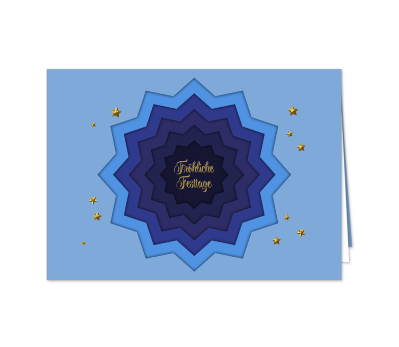 Karte: Schattenstern in Blaustufen