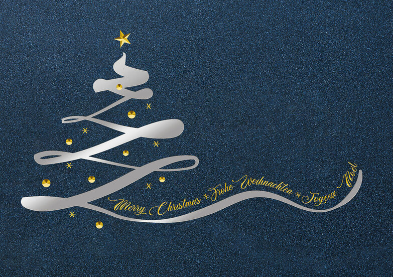 Weihnachtskarte: Swinging Times