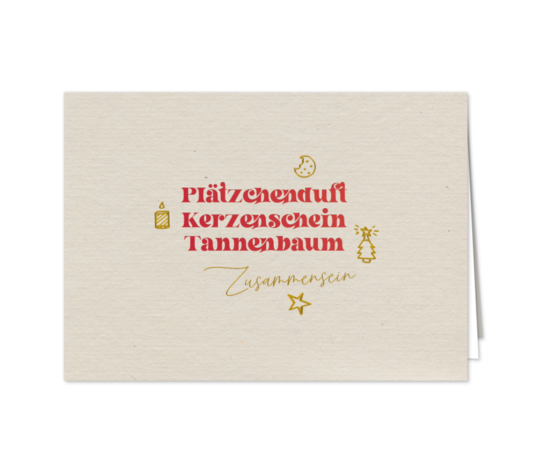 Karte: Plätzchenreim