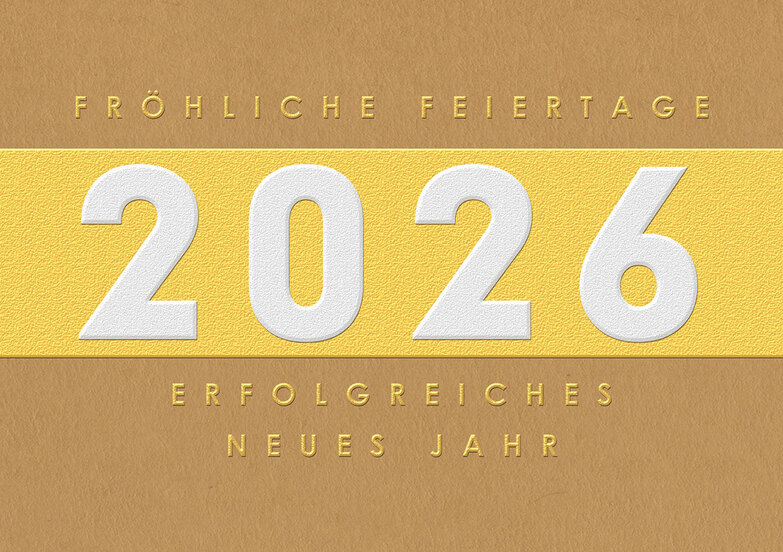 Weihnachtskarte: Erfolgreiches 2026