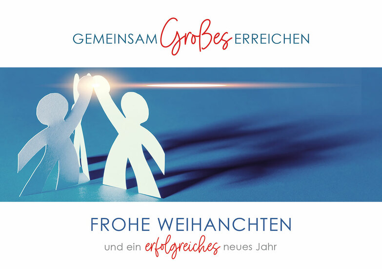 Grußkarte: Großes erreichen
