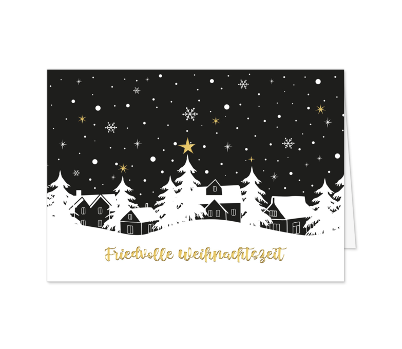 Karte: Schneeidylle