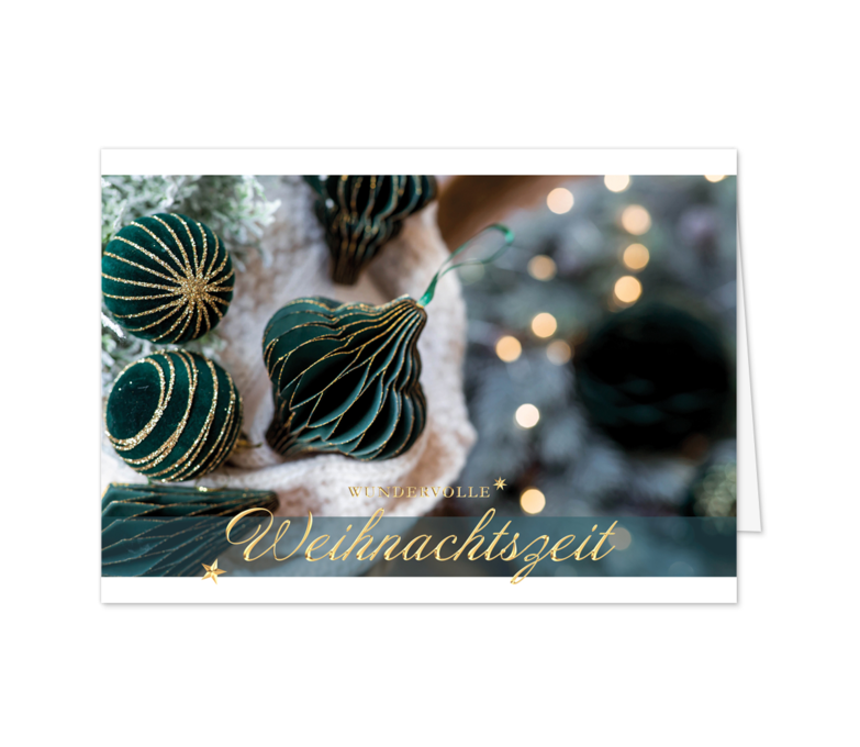 Karte: Kunstvoller Papierschmuck