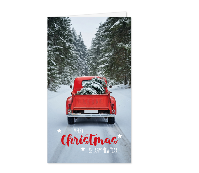 Karte: Weihnachts-Pickup