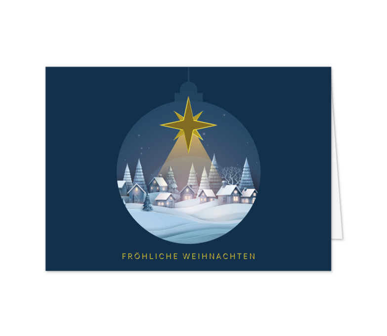Karte: Vom Stern beschienen