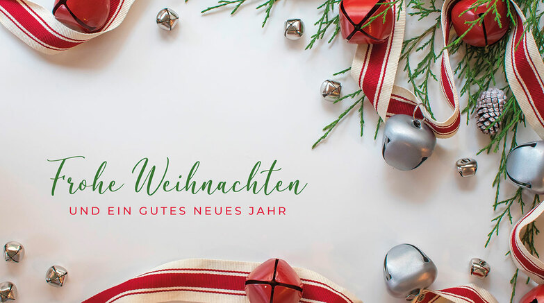 Weihnachtskarte: Weihnachtsglöckchen