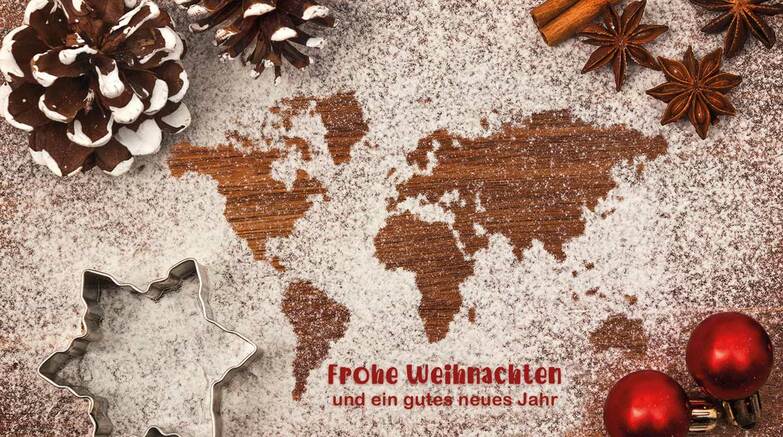 Weihnachtskarte: Plätzchenbacken