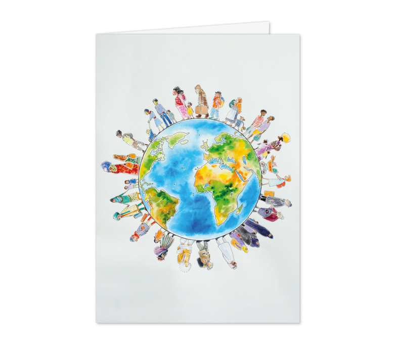 Karte: Eine bunte Welt