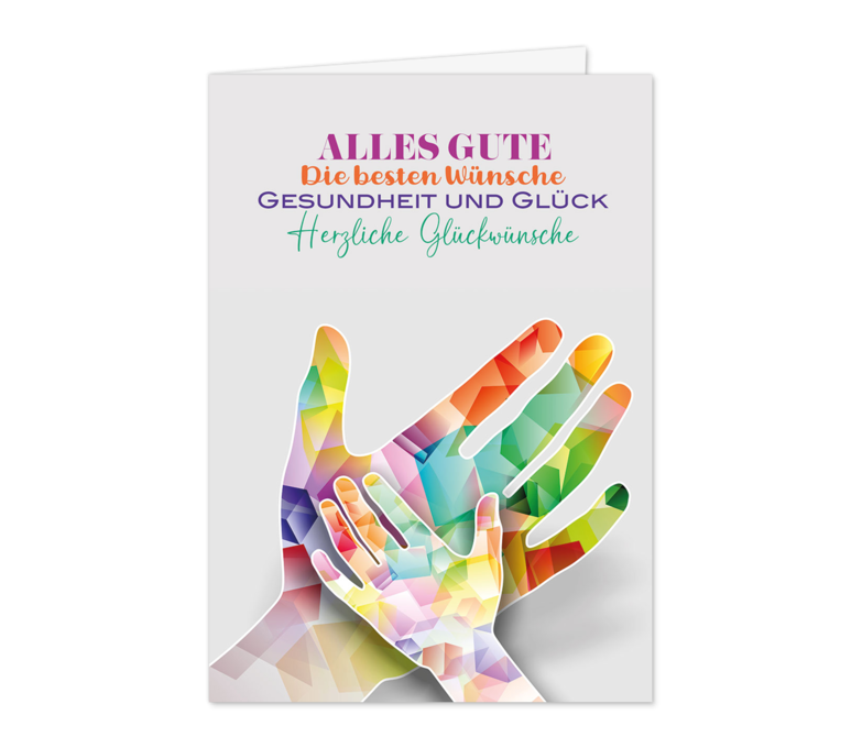 Karte: Große und kleine Hand