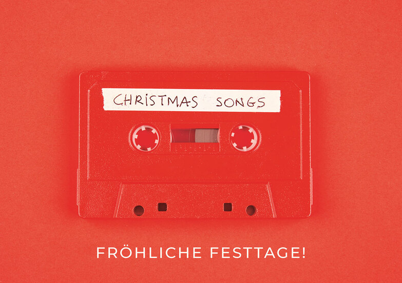 Weihnachtskarte: Christmas Songs