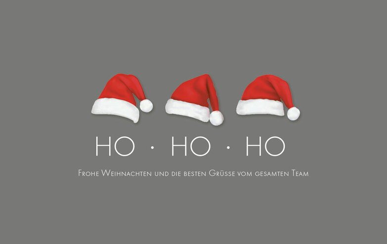 Weihnachtskarte: Ho-Ho-Ho