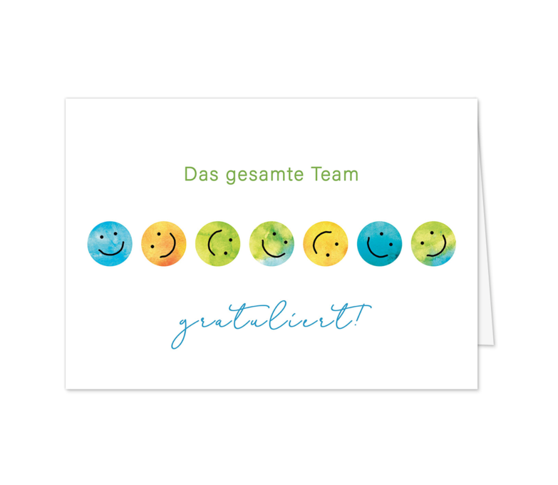 Karte: Witzige Smilies