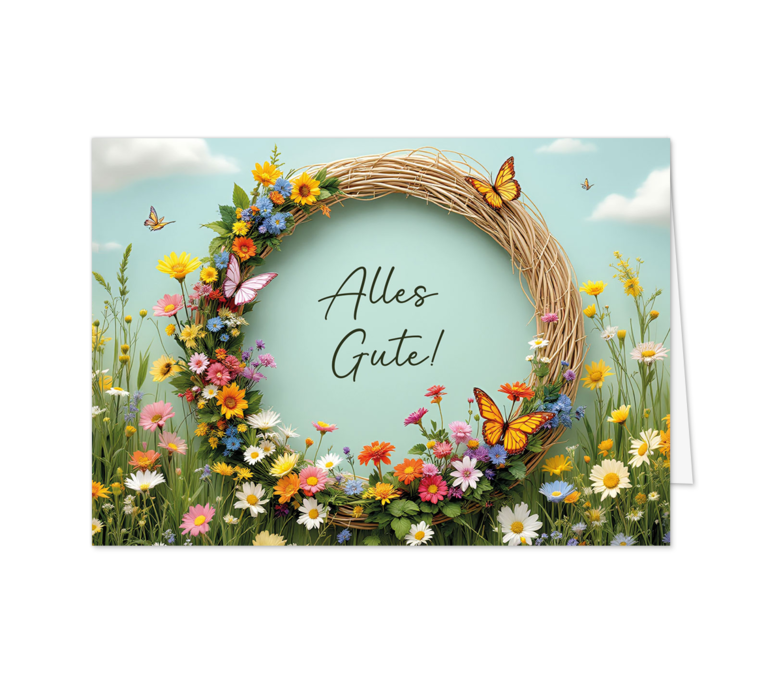 Karte: Prächtige Blumenwiese