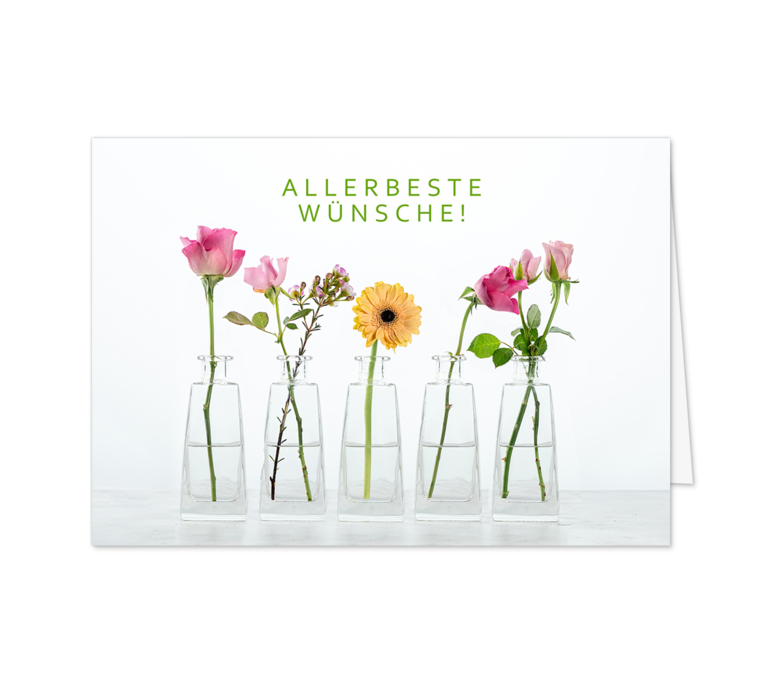 Karte: Reagenz-Blumen