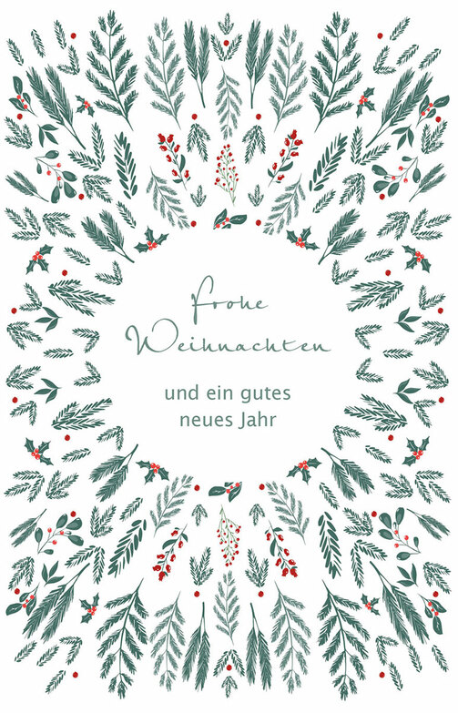 Weihnachtskarte: Finnland