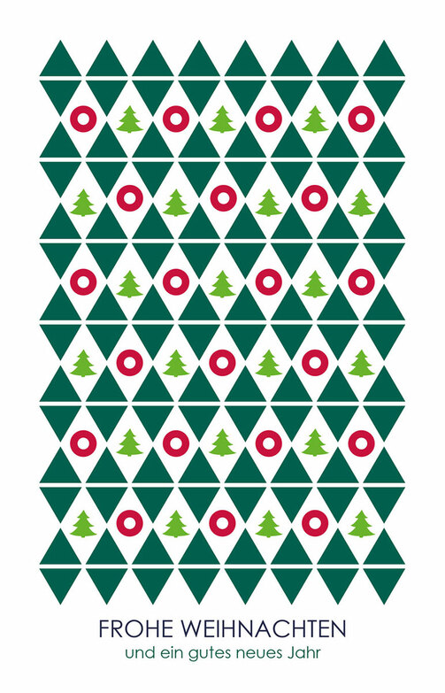 Weihnachtskarte: Neue Muster