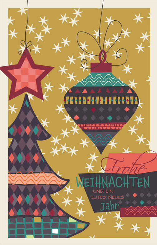 Weihnachtskarte: Stimmung